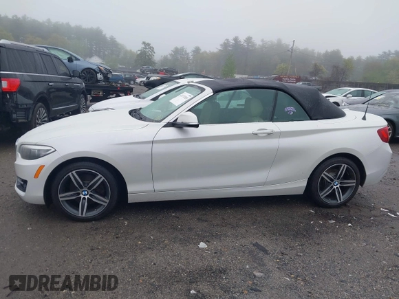 2017 BMW 2 Series with VIN WBA2M9C3XH7A47692, listed as a IAAI auction lot 42172525 with 69,504 mi miles and . Bid and sale history available at DreamBid. Image 15.