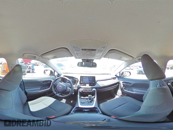 2021 Toyota RAV4 Hybrid LE with VIN 4T3LWRFV5MU049053, listed as a Copart auction lot 58598245 with 55,179 mi miles and Salvage title. Bid and sale history available at DreamBid. Image 16.