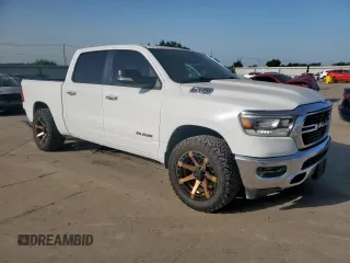 2019 Ram 1500 Big Horn with VIN 1C6SRFFT9KN538146, listed as a Copart auction lot 57605795 with 129,174 mi miles and Clean title. Bid and sale history available at DreamBid. Image 4.