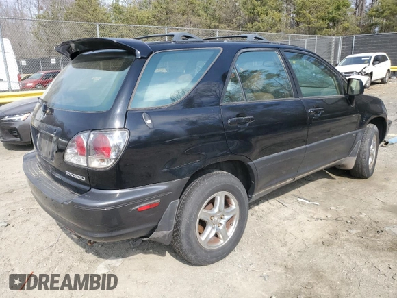 2002 Lexus RX 300 z VIN JTJHF10U020279184, wystawiony jako Copart lot #47606365 z przebiegiem 468 431 mil mil oraz Tytuł czysty. Historia ofert i sprzedaży dostępna na DreamBid. Obrazek 3.
