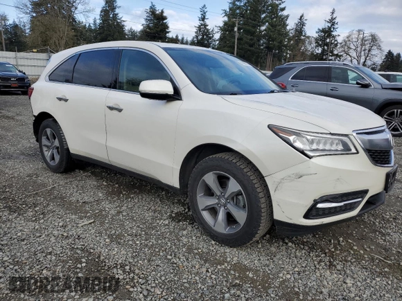 2014 Acura MDX with VIN 5FRYD4H29EB011333, listed as a Copart auction lot 51487575 with 168,311 mi miles and Salvage Title. Bid and sale history available at carsss.com. Image 4.
