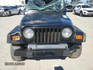 2001 Jeep Wrangler Sport with VIN 1J4FA49S51P337995, listed as a Copart auction lot 47461975 with 160,305 mi miles and Salvage Title. Bid and sale history available at carsss.com. Image 5.