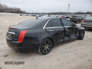 2014 Cadillac CTS Luxury RWD with VIN 1G6AR5SX7E0185501, listed as a Copart auction lot 44341465 with 112,931 mi miles and Salvage Title. Bid and sale history available at carsss.com. Image 3.