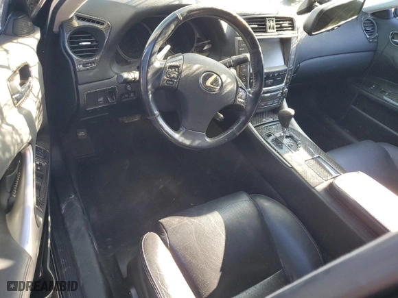 2009 Lexus IS 350 with VIN JTHBE262792016954, listed as a Copart auction lot 60609034 with 0 mi miles and Clean Title. Bid and sale history available at carsss.com. Image 8.