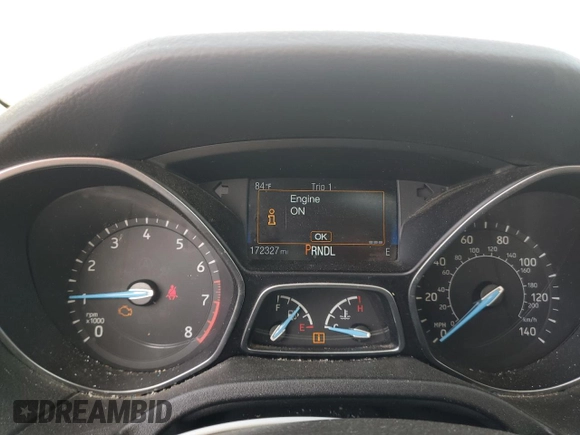 2015 Ford Focus SE with VIN 1FADP3F23FL262910, listed as a Copart auction lot 49484165 with 172,327 mi miles and Salvage Title. Bid and sale history available at carsss.com. Image 9.