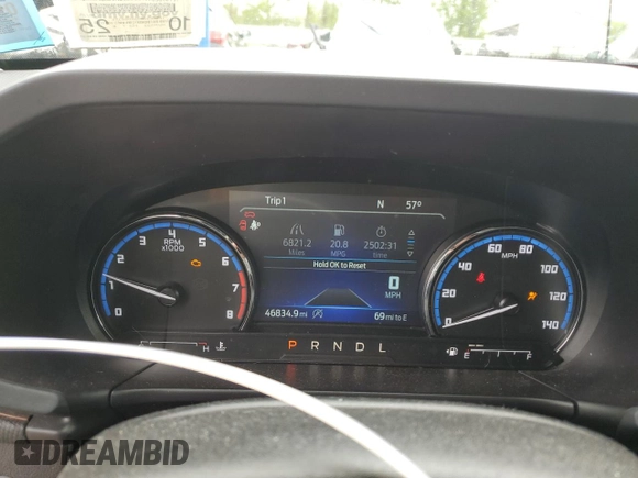 2022 Ford Bronco Sport Outer Banks with VIN 3FMCR9C60NRD88356, listed as a Copart auction lot 57384755 with 46,834 mi miles and Salvage title. Bid and sale history available at DreamBid. Image 9.