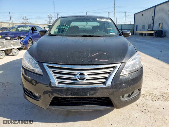 2015 Nissan Sentra S with VIN 3N1AB7AP0FY219688, listed as a Copart auction lot 52318005 with 106,156 mi miles and Salvage Title. Bid and sale history available at carsss.com. Image 5.