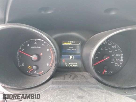 2015 Subaru Legacy 2.5i with VIN 4S3BNCA6XF3071180, listed as a Copart auction lot 65175924 with 170,400 mi miles and Salvage Title. Bid and sale history available at carsss.com. Image 9.