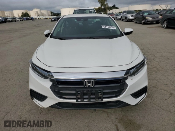 2021 Honda Insight EX with VIN 19XZE4F50ME002816, listed as a Copart auction lot 52119635 with 26,955 mi miles and Salvage Title. Bid and sale history available at carsss.com. Image 5.