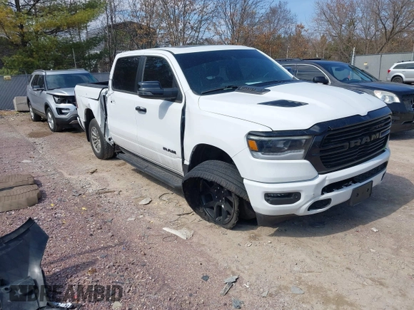 2023 Ram 1500 Laramie with VIN 1C6SRFJT8PN520610, listed as a IAAI auction lot 41898526 with 23,605 mi miles and . Bid and sale history available at DreamBid. Image 1.