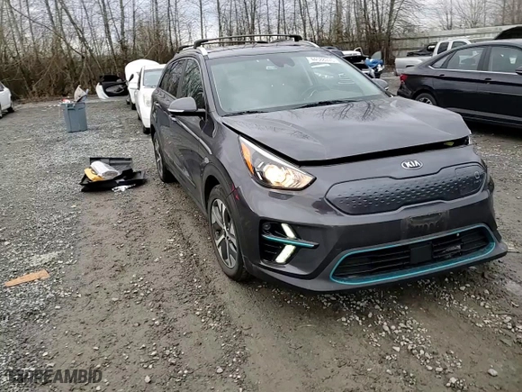 2020 Kia Niro EV EX with VIN KNDCC3LG9L5047436, listed as a Copart auction lot 44588975 with 48,869 mi miles and Salvage Title. Bid and sale history available at carsss.com. Image 10.