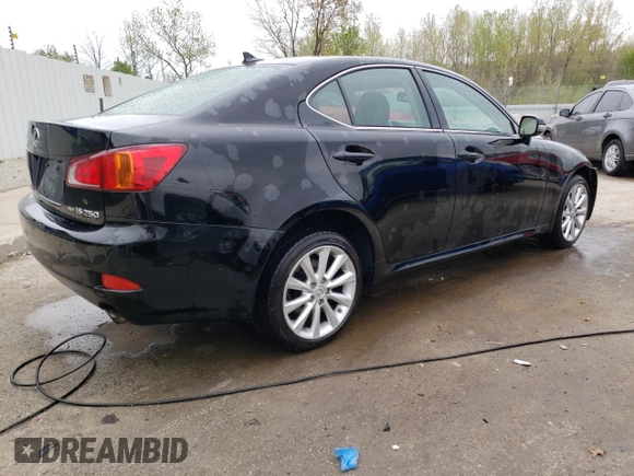 2010 Lexus IS 250 with VIN JTHCF5C2XA5036481, listed as a Copart auction lot 53148885 with 168,307 mi miles and Non repairable. Bid and sale history available at DreamBid. Image 3.