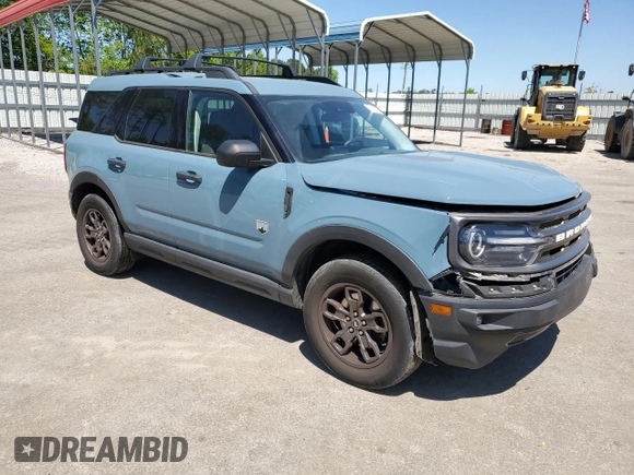 2021 Ford Bronco Sport Big Bend z VIN 3FMCR9B61MRA96683, wystawiony jako Copart lot #52989195 z przebiegiem 31 214 mil mil oraz Szkoda całkowita • Salvage title. Historia ofert i sprzedaży dostępna na DreamBid. Obrazek 4.