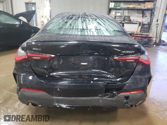 2023 BMW 4 Series 430i xDrive with VIN WBA73AP01PCN00420, listed as a Copart auction lot 38771214 with 4,439 mi miles and . Bid and sale history available at DreamBid. Image 6.