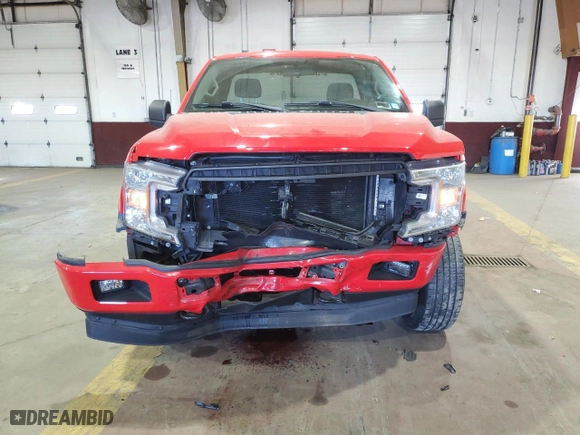 2018 Ford F-150 XL with VIN 1FTMF1E50JKC68398, listed as a Copart auction lot 80066644 with 38,811 mi miles and Salvage Title. Bid and sale history available at carsss.com. Image 5.