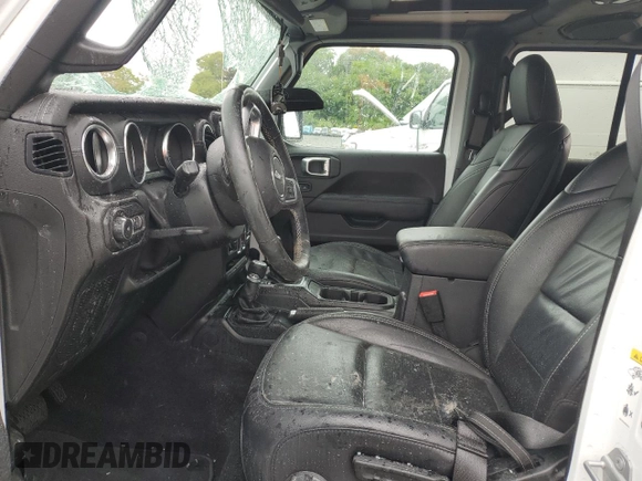 2019 Jeep Wrangler Unlimited Sahara with VIN 1C4HJXEN9KW691364, listed as a Copart auction lot 60405835 with 17,469 mi miles and Salvage title. Bid and sale history available at DreamBid. Image 7.