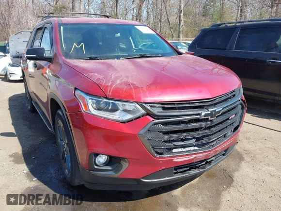 2019 Chevrolet Traverse RS z VIN 1GNERJKW7KJ292270, wystawiony jako IAAI lot #41784346 z przebiegiem 152 202 mil mil oraz . Historia ofert i sprzedaży dostępna na DreamBid. Obrazek 6.