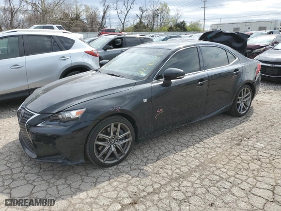 2016 Lexus IS 300 with VIN JTHCM1D2XG5012316, listed as a Copart auction lot 47545214 with 64,925 mi miles and Salvage Title. Bid and sale history available at carsss.com. Image 1.