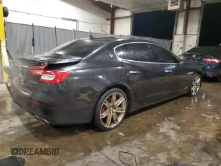 2017 Maserati Quattroporte z VIN ZAM56RRL4H1217395, wystawiony jako Copart lot #83762004 z przebiegiem 41 409 mil mil oraz Szkoda całkowita • Salvage title. Historia ofert i sprzedaży dostępna na DreamBid. Obrazek 3.