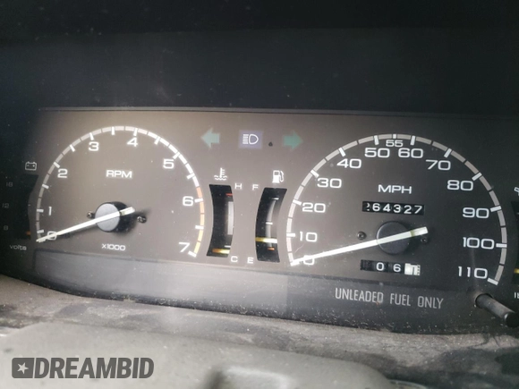 1992 Isuzu Rodeo z VIN 4S2CY58Z2N4333410, wystawiony jako Copart lot #74507154 z przebiegiem 264 327 mil mil oraz Szkody całkowita. Historia ofert i sprzedaży dostępna na DreamBid. Obrazek 9.