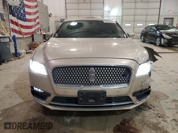 2017 Lincoln Continental Premiere with VIN 1LN6L9VK6H5624492, listed as a Copart auction lot 45559515 with 74,798 mi miles and Salvage Title. Bid and sale history available at carsss.com. Image 5.
