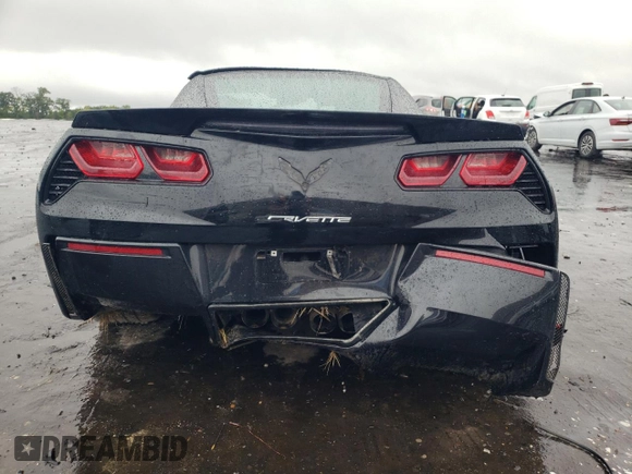 2015 Chevrolet Corvette 1LT with VIN 1G1YB2D73F5106866, listed as a Copart auction lot 66398114 with 0 mi miles and Salvage Title. Bid and sale history available at carsss.com. Image 6.