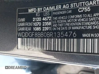 2011 Mercedes-Benz C 300 Sport with VIN WDDGF8BB0BR135476, listed as a IAAI auction lot 42550993 with 98,716 mi miles and . Bid and sale history available at DreamBid. Image 9.