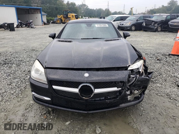 2015 Mercedes-Benz SLK-Class SLK 250 with VIN WDDPK4HA6FF098069, listed as a Copart auction lot 71551084 with 92,569 mi miles and Salvage Title. Bid and sale history available at carsss.com. Image 5.
