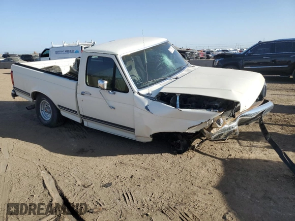 1991 Ford F-150 z VIN 1FTDF15N0MLA02510, wystawiony jako Copart lot #57076235 z przebiegiem 48 260 mil mil oraz Czysty tytuł • Clean title. Historia ofert i sprzedaży dostępna na DreamBid. Obrazek 4.