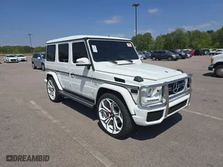 2014 Mercedes-Benz G-Class G 63 AMG with VIN WDCYC7DF9EX221879, listed as a Copart auction lot 53877625 with 58,778 mi miles and Clean Title. Bid and sale history available at carsss.com. Image 1.
