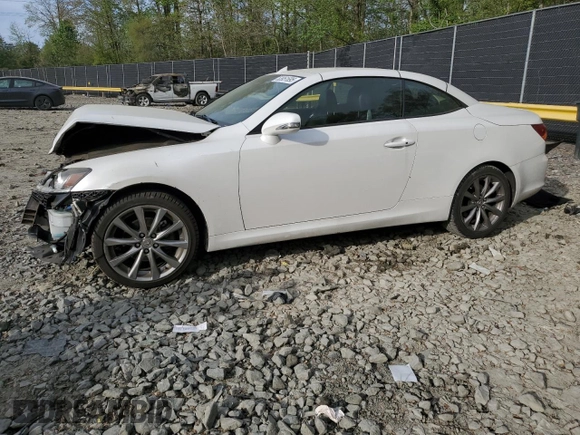 2013 Lexus IS 250 C with VIN JTHFF2C24D2528196, listed as a Copart auction lot 53951695 with Not provided miles and Salvage title. Bid and sale history available at DreamBid. Image 1.