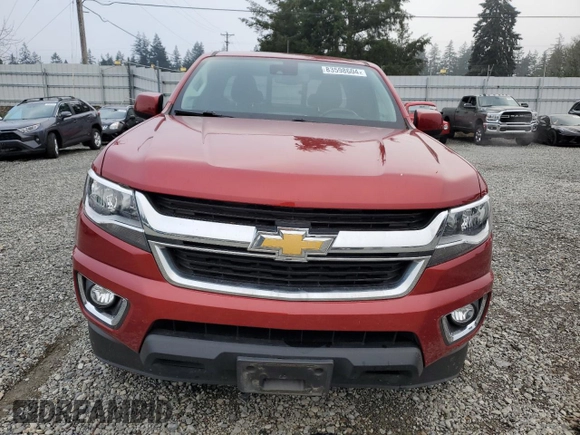 2016 Chevrolet Colorado 2WD LT with VIN 1GCHSCE35G1200880, listed as a Copart auction lot 83598604 with 54,266 mi miles and Salvage Title. Bid and sale history available at carsss.com. Image 5.
