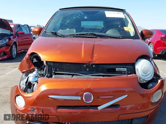 2013 FIAT 500 Pop with VIN 3C3CFFDR2DT698230, listed as a IAAI auction lot 42531400 with 118,400 mi miles and . Bid and sale history available at DreamBid. Image 13.