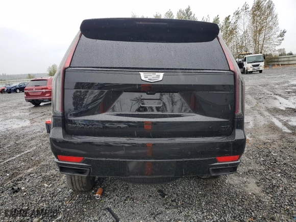 2023 Cadillac Escalade 4WD Sport Platinum with VIN 1GYS4GKL2PR266780, listed as a Copart auction lot 73116994 with 16,883 mi miles and Salvage Title. Bid and sale history available at carsss.com. Image 6.