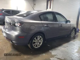 2008 Mazda 3 i Touring with VIN JM1BK32F981842847, listed as a Copart auction lot 44900575 with 164,856 mi miles and Salvage Title. Bid and sale history available at carsss.com. Image 3.