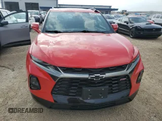 2019 Chevrolet Blazer RS z VIN 3GNKBJRS6KS621369, wystawiony jako Copart lot #54591215 z przebiegiem 64 164 mil mil oraz Szkoda całkowita • Salvage title. Historia ofert i sprzedaży dostępna na DreamBid. Obrazek 5.
