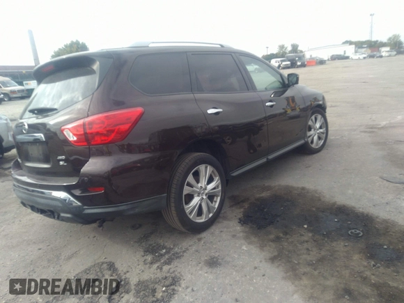 2019 Nissan Pathfinder S z VIN 5N1DR2MM3KC595925, wystawiony jako IAAI lot #40281309 z przebiegiem 58 193 mil mil oraz . Historia ofert i sprzedaży dostępna na DreamBid. Obrazek 4.