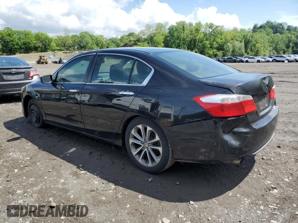 2014 Honda Accord Sport with VIN 1HGCR2F51EA019371, listed as a Copart auction lot 57385995 with 217,232 mi miles and Clean Title. Bid and sale history available at DreamBid. Image 2.