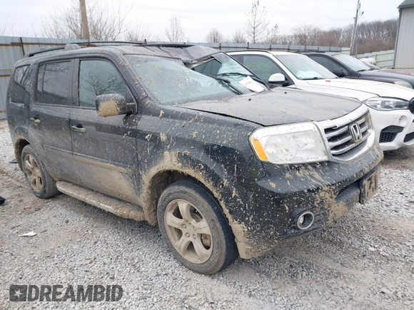 2013 Honda Pilot EX-L z VIN 5FNYF4H70DB013445, wystawiony jako IAAI lot #41510836 z przebiegiem 292 896 mil mil oraz . Historia ofert i sprzedaży dostępna na DreamBid. Obrazek 1.