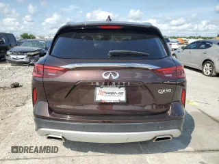 2020 Infiniti QX50 Luxe z VIN 3PCAJ5M18LF103075, wystawiony jako Copart lot #59696195 z przebiegiem 47 493 mil mil oraz Szkoda całkowita • Salvage title. Historia ofert i sprzedaży dostępna na DreamBid. Obrazek 6.