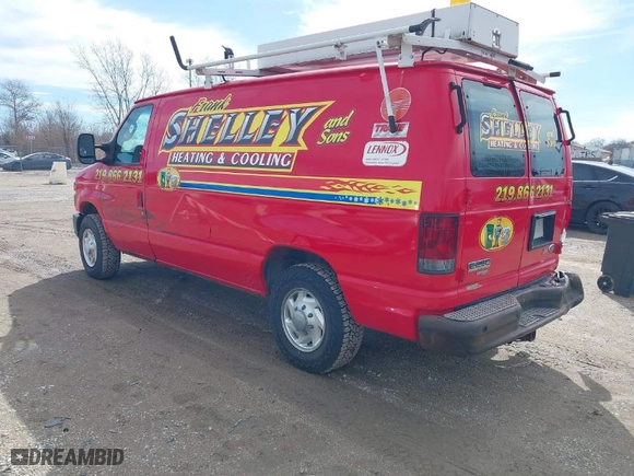 2011 Ford Econoline Cargo Van Commercial with VIN 1FTNE2EL1BDA88476, listed as a IAAI auction lot 41801712 with 179,149 mi miles. Bid and sale history available at carsss.com. Image 3.