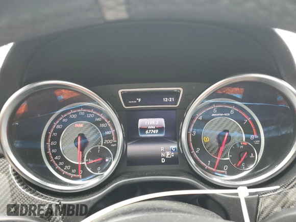 2018 Mercedes-Benz GLE 63 S AMG with VIN 4JGED7FB2JA116058, listed as a Copart auction lot 58478445 with 67,749 mi miles and Salvage title. Bid and sale history available at DreamBid. Image 9.