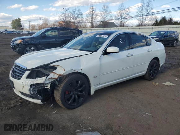 2007 Infiniti M x with VIN JNKAY01F57M460966, listed as a Copart auction lot 48557625 with 230,938 mi miles and Salvage title. Bid and sale history available at DreamBid. Image 1.