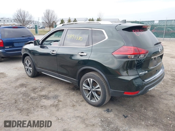2019 Nissan Rogue SL with VIN 5N1AT2MV2KC782750, listed as a IAAI auction lot 41898380 with 51,813 mi miles. Bid and sale history available at carsss.com. Image 3.