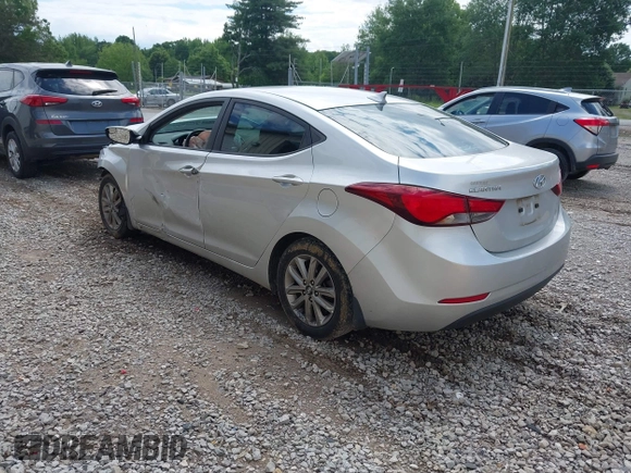 2015 Hyundai Elantra SE z VIN 5NPDH4AE6FH616583, wystawiony jako IAAI lot #42188154 z przebiegiem 105 523 mil mil oraz . Historia ofert i sprzedaży dostępna na DreamBid. Obrazek 3.