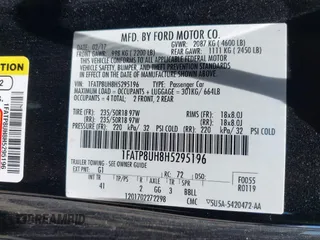 2017 Ford Mustang EcoBoost Premium с VIN 1FATP8UH8H5295196, выставлен на аукционе IAAI как лот 42651434 с пробегом 59 134 миль миль и . История ставок и продаж доступна на DreamBid. Изображение 9.