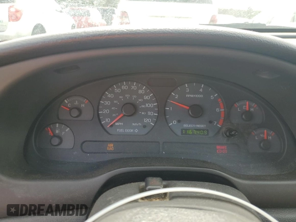2003 Ford Mustang Deluxe with VIN 1FAFP44463F330050, listed as a Copart auction lot 48695145 with 116,740 mi miles and Salvage Title. Bid and sale history available at carsss.com. Image 9.