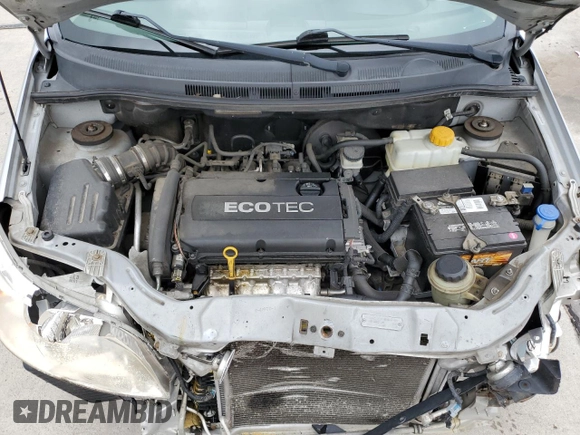 2009 Chevrolet Aveo 1LT z VIN KL1TD66E19B613471, wystawiony jako Copart lot #58977805 z przebiegiem 109 767 mil mil oraz Szkoda całkowita • Salvage title. Historia ofert i sprzedaży dostępna na DreamBid. Obrazek 11.