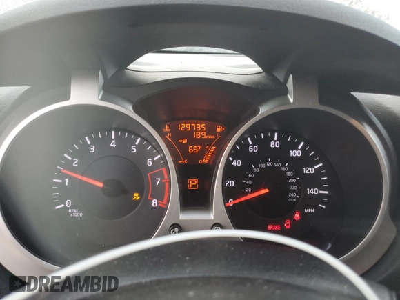 2013 Nissan Juke SV with VIN JN8AF5MR0DT204086, listed as a Copart auction lot 50861785 with 129,735 mi miles and Non Repairable. Bid and sale history available at carsss.com. Image 9.
