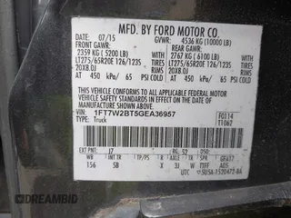 2016 Ford F-250 Lariat z VIN 1FT7W2BT5GEA36957, wystawiony jako IAAI lot #41632027 z przebiegiem 186 466 mil mil oraz . Historia ofert i sprzedaży dostępna na DreamBid. Obrazek 9.